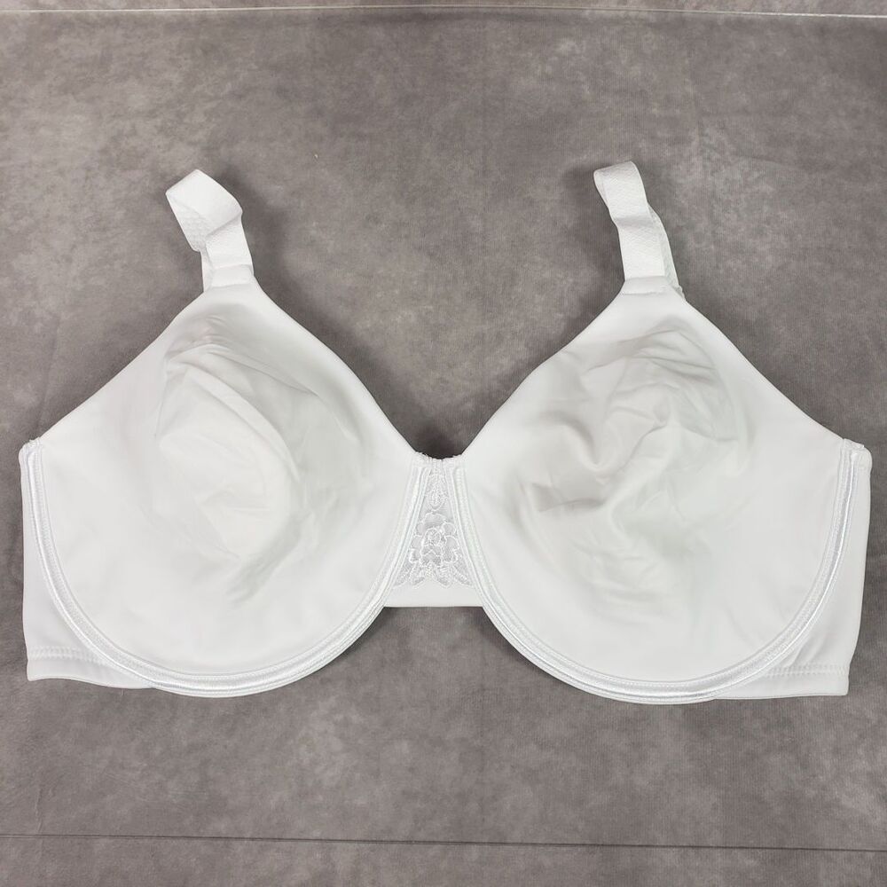 Vanity Fair Bra 38DDD White Beauty Back Full Figure Minimizer Underwire 76080